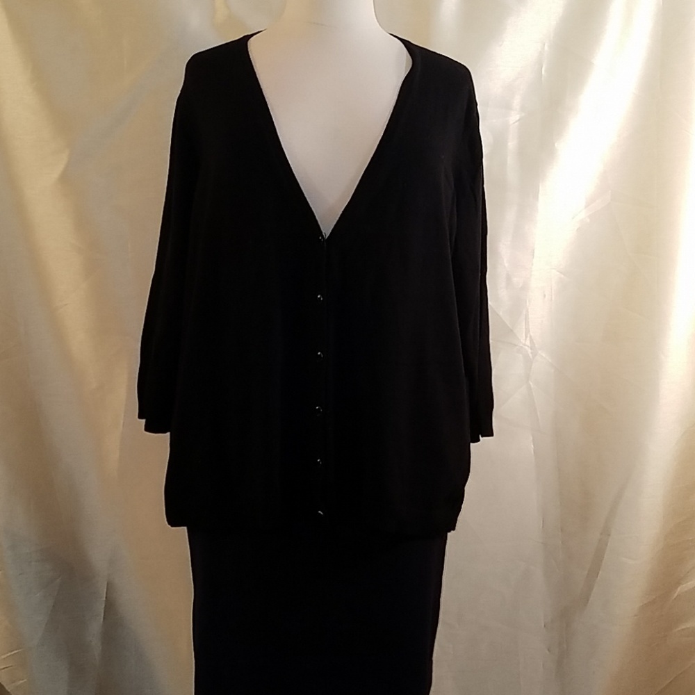 Black cardigan from 'Avenue'
